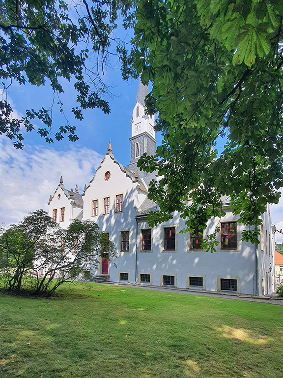Symbolbild für Freital-Burgk: Schloß Burgk vom Garten aus fotografiert. Foto: WGF