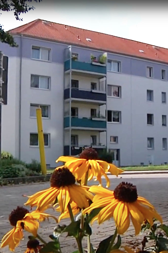 Neue Balkone am Wohnhaus Uferstraße 22a–d in Freital-Potschappel. Foto: WGF