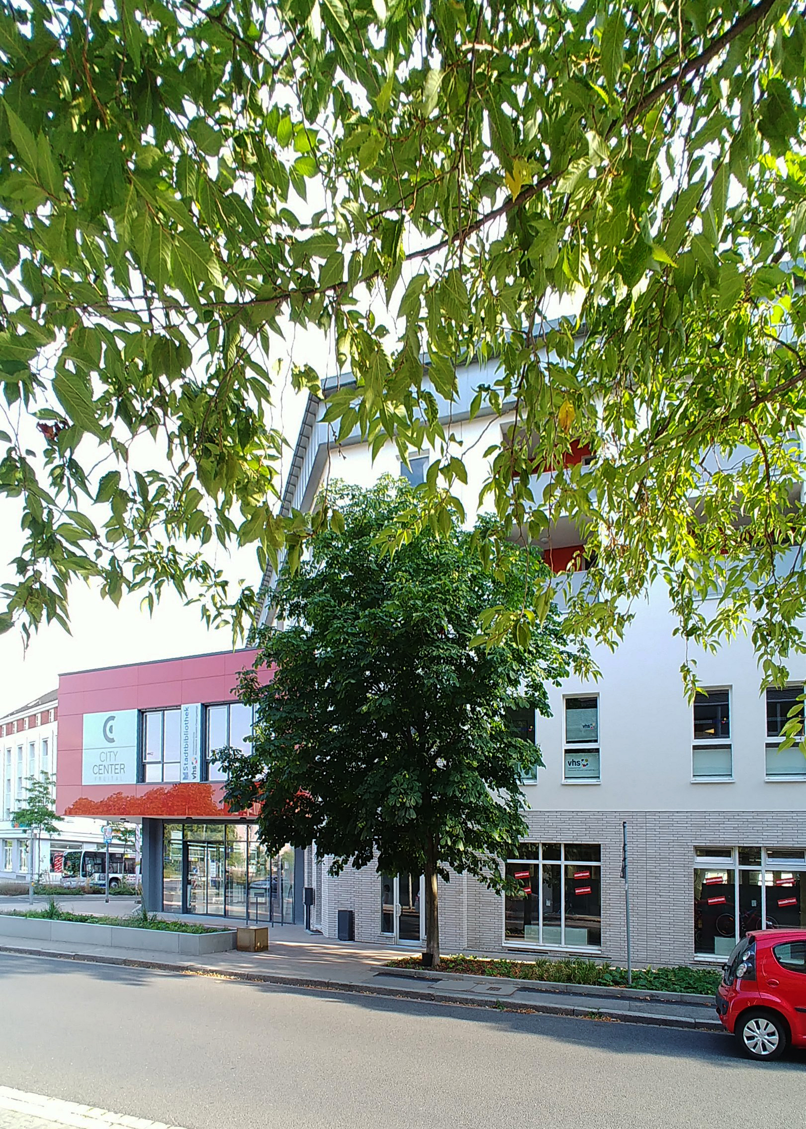 Teilansicht vom City-Center in Freital. Foto: WGF